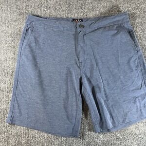 Faherty All Day Shorts Men 34 Blue Performance Stretch Quick Dry‎ Lightweight